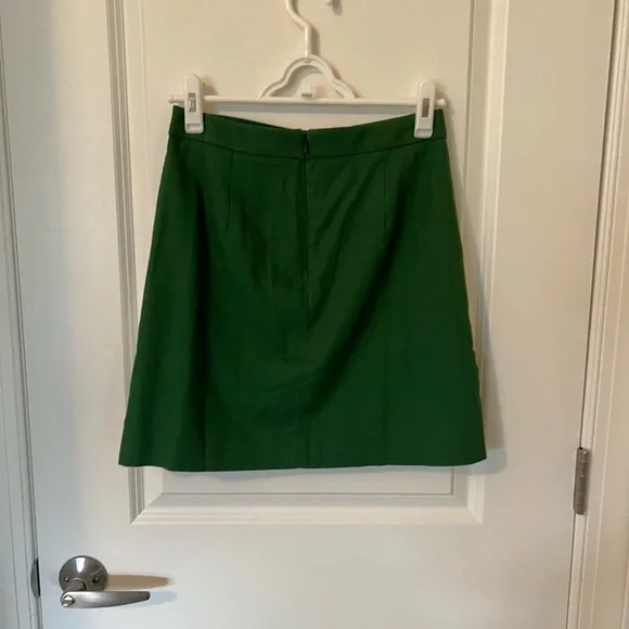 J Crew Forest Green Skirt - Picture 4 of 4